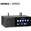 AIYIMA X HYFIOO DM100 Lettore Musicale Bluetooth 5.4, Riproduttore Audio Wireless con Schermo LCD da 5,5 Pollici, Compatibile con AirPlay, NAS, Spotify