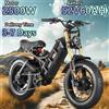 NONE 【Ultimo Modello 2026】eAhora-Romeo ll Bicicletta Elettrica 2500W Doppio Motore Batteria al Litio 52V60AH Bici Elettrica Fuoristrada Freni Idraulici Doppi e-bike