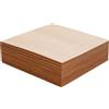 NONE 30 fogli di tiglio 30x30 cm, tavole di legno fai da te spesse 3 mm, legno vuoto rettangolare per artigianato, incisione laser, decorazioni per la casa