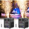 U'King 700W Macchina per scintille fredde Nero DMX Stage che mostra macchina per interni/esterni Spruzzatura superiore Macchina elettronica per spruzzatura di fiori