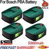 bonacell Batteria di ricambio da 5000 mAh per Bosch PBA 18V, compatibile con utensili elettrici Bosch Home & Garden PBA PSB PSR 18V, batteria ricaricabile.