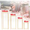 NONE 4 pezzi set di supporti per fiori da sposa colonna in metallo dorato rack decorazioni per feste portapositori per palloncini centrotavola vaso pilastro 40 + 60 + 80 + 100 cm