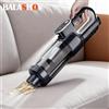 BALASHOV Aspirapolvere portatile senza spazzole, senza fili, ad alta aspirazione, per casa e auto, mini, ricaricabile, con LED per la pulizia dell'auto.