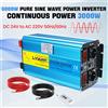 Foval Presa UE Inverter a onda sinusoidale pura 5000W/6000W/7000W/8000W DC 12V 24V a AC 220V 50HZ Adattatore convertitore caricabatterie inverter di potenza