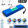18650 Batteria agli ioni di litio 10.5Ah 10s3p 36V Batteria per FIIDO D1/D2/D2S D4S Batteria pieghevole per bici da città per ciclomotore elettrico
