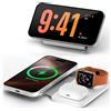 NONE Caricabatterie wireless da 15 W Supporto magnetico pieghevole 3 in 1 Dock Ricarica rapida da viaggio iPhone17 16 15 14 13 Pro Max Apple Watch Airpod