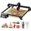 longer RAY5 20W 10W 5W Macchina da taglio per incisione laser Taglierina per incisore fai-da-te con touch screen da 3,5' 400 * 400mm WIFI Kit di strumenti di lavoro domestico