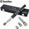NONE Chiave dinamometrica digitale TaskStar con innesto da 3/8 di pollice, precisione ±2%, 0-220 Nm/0-162 ft-lbs. Kit chiave dinamometrica elettrica portatile con display LCD, per la manutenzione di moto,