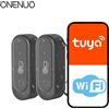 ONENUO 1/2PCS Nuovo WIFI Sensore di Temperatura e Umidità IP65 Esterno Impermeabile Tuya APP Igrometro Termometro Supporto Alexa Google