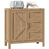 HiMISS Credenza buffet con contenitore, mobiletto buffet moderno da 35,4 pollici con contenitore, consolle da tavolo per buffet in fattoria, cabina da bar