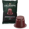LOLLOCAFFE Lollo Caffè Passione Espresso, Miscela Nera - 100 Capsule - Compatibili con le Macchine ad uso domestico Nespresso*