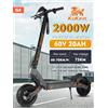 Scooter elettrico KuKirin G4 versione 2025, motore da 2000 W, batteria da 60 V 20 Ah, pneumatico da 11 pollici, velocità massima 70 km/h, portata 75 km, freni a disco