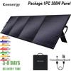 Keenergy 200W 18V Kit pannello solare Pannello solare pieghevole Caricatore solare ricaricabile esterno per centrale elettrica da campeggio portatile