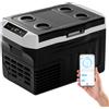 NONE Frigorifero-Congelatore Combinato con Compressore, Display LCD e Controllo Tramite App | Frigorifero Portatile da Campeggio | -20 ℃ ~20 ℃