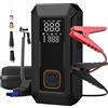 YINGBOOST Avviatore di emergenza per auto con pompa d'aria Avviatore di emergenza 4000A e compressore d'aria 150PSI, Banlk di potenza automatica portatile, gonfiatore di pneumatici, luce a LED