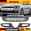 NONE 3 Pezzi Nuova Griglia Centrale Inferiore Paraurti Anteriore di Qualità Migliorata per VW Polo 6R 2009-2014 Copertura Griglia Fendinebbia Accessori Auto
