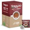 Caffè Toraldo Cialde Caffè Toraldo Capsule Di Caffè ESE 150 Pezzi Forte E Cremoso 44 Mm