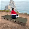 NONE Lettino da campeggio pieghevole ultraleggero Capacità 150 kg Letto compatto portatile per adulti Escursionismo all'aperto Trekking Picnic Viaggi