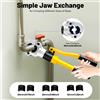 TOOL1SHOoo Pinza per crimpare tubi idraulici 8T Ganasce multistrato 16, 20, 25, 32 mm, 8 tonnellate Pinza per crimpare tubi con forza di pressione