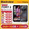Blackview FORT 2 [Senza caricatore EU] Smartphone robusto 24(8+16)GB+256GB 5000mAh 18W Android 15 6,56'' HD+ IPS NFC/GPS Dual SIM