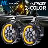 UNI-SHINE UNISHINE Faro da Lavoro a LED da 5 Pollici, Luci Fendinebbia Abbaglianti/Anabbaglianti, Lampada di Guida per Moto BMW R1200GS R1250GS F800 F850 F900, SUV, ATV, UTV, Camion, Uso Fuoristrada