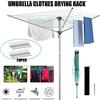 NONE 30CM Ombrello Stendibiancheria Stendibiancheria resistente Linea di vestiti per esterni Scaffale per vestiti mobile Stendibiancheria semplice per la casa