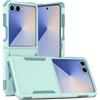 NONE Custodia per telefono con armatura antiurto militare di lusso per Samsung Galaxy Z Flip 7 6 5 zflip 4 5G Custodia protettiva ibrida con doppio paraurti