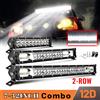 UNI-SHINE UNISHINE 12D Barra luminosa a LED Luce da lavoro 240W Barra led super sottile 6000K per trattore 4X4 Offroad 4WD ATV Camion Luce da lavoro a LED 12V 24V