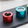 NONE Scatola per anelli di sollevamento rotante creativa - Custodia per gioielli in metallo premium con apertura cerimoniale, porta anelli compatto per regalare