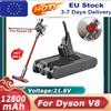 Batteria per Dyson V8, V8 Animal Absolute Fluffy, Aspirapolvere Senza Fili, NUOVA 21.6V 12800mAH, Batteria DYSON V8