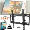 NONE Staffa per montaggio a parete per TV da 32-65 pollici Supporto per monitor per montaggio su TV universale Supporto da parete per TV piatto a basso profilo regolabile per monitor LCD LED