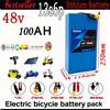 Ddadache Pacco Batteria 18650 13S6P, Batteria al Litio 48V 100Ah 2000W per Scooter Citycoco, Batterie con BMS Integrato da 50A, Spina Personalizzabile