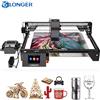 longer Macchina da taglio per incisione laser LONGER RAY5 40W con pompa d'aria AUTO 3,5" Smart Touchscreen WIFI 385*385mm Utensili per taglierina per incisore