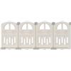 NONE Pannelli di prolunga per box per bambini in plastica Accessori per pannelli 2 e 4 per box per bambini pieghevole EDP001 a 14 pannelli