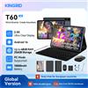 KINGRID T60 Tablet PC Android 16 con tastiera, mouse e custodia, display 2.5K da 12.2 pollici, 24GB RAM 256GB ROM, processore Octa Core T7280, batteria da 10000mAh, 4G LTE Dual SIM, modalità PC,