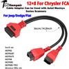 NONE SGW 12 + 8 Per Chrysler FCA OBD2 Cavo di Prolunga Connettore Dagnostico Per Jeep/Dodge/Fiat Compatibile Con MaxiSys/IM608/X431V 12 8