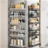 TWISTER.CK Organizzatore per dispensa sopra la porta, porta posteriore a 6 livelli da appendere o portaoggetti a parete per spezie, per cucina e bagno