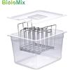 Biolomix Premium 11L Sous Vide Fornello Rack Divisori rimovibili La maggior parte dei circolatori Controllo preciso della temperatura Facile da pulire Lavabile in lavastoviglie