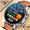 LIGE 2026 Nuovo Sport All'aria Aperta Astuto Della Vigilanza Degli Uomini 1.85 "Schermo HD Frequenza Cardiaca Chiamata Bluetooth IP68 Impermeabile Affari Smartwatch Uomini