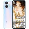 OUKITEL C35 12GB + 256GB Android 13 Smartphone 6.56 "HD + Display 50MP + 8MP Fotocamera 5150mAh Impronte digitali Sblocco 4G Telefono cellulare
