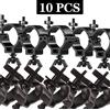 Stephanie 10 Pezzi Ganci in Lega di Alluminio 48-52mm 100kg, Ganci Resistenti per Luci da Palcoscenico, Kit di Illuminazione Teatrale, Supporto per Traliccio