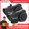 SYNCO Moman H2PRO Cuffie per casco da moto Cuffie da moto impermeabili con radio FM Musica Condividi Display a LED per pilota