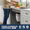 ROUNY Smaltimento dei rifiuti ad avanzamento continuo da 3/4 1/2 HP, tritarifiuti alimentari da cucina con sistema di macinazione in acciaio inossidabile