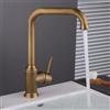 NONE PIÙ NUOVO rubinetto per lavabo antico, miscelatore monocomando oro, rubinetto da cucina retrò, 360 ° Rubinetto per lavabo girevole monocomando, rubinetto per lavabo, rubinetto in ottone