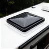 NONE 42x42 cm RV Tetto Sfiato Lucernario Quadrato Roulotte Tetto Push-pull Finestra Camper Motore Ventilazione domestica Ventilatore di scarico con rete per insetti