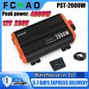 NONE Inverter di potenza FCHAO EU spot PST-2000W 50Hz da 12V a 230V a onda sinusoidale pura per uso domestico, camper e viaggi all'aperto, facile da trasportare.