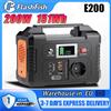 AFERIY Flashfish E200 Stazione di Alimentazione Portatile 200W 151Wh Batteria LiFePO4 per Uso Esterno, Viaggi, Veicoli e Casa