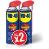 WD-40 Olio Multiuso Scioglie Tutto WD-40 Doppia Azione - Confezione da 2 Unità