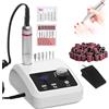 NONE 45000 giri/min taglierina per trapano per unghie levigatrice elettrica professionale per unghie levigatrice per unghie in gel lucidatura rimuovi salone di manicure domestico