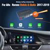 AUTOTOP Wireless Carplay Modelli Android Auto Scatola funzione per Alfa Romeo Stelvio e Giulia 2017-2019 Compatibile con fotocamera OEM